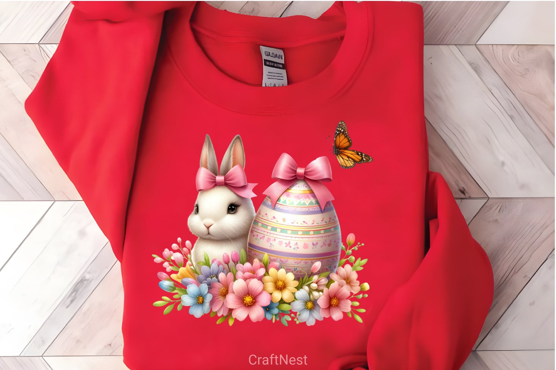 Cute Easter Bunny Clipart Bundle - CraftNest - Digital Crafting and Art