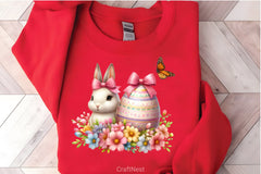 Cute Easter Bunny Clipart Bundle - CraftNest - Digital Crafting and Art