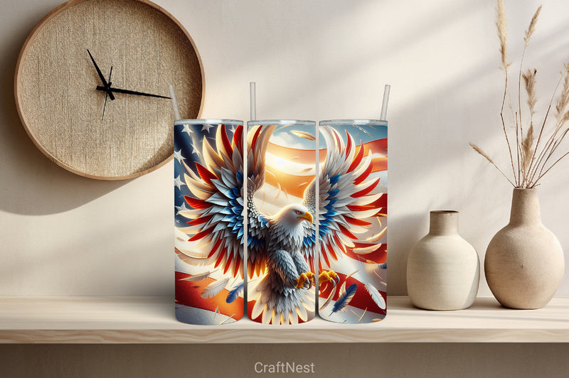 4th of July Tumbler Wrap Bundle141 - CraftNest - Digital Crafting and Art