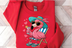 Cute Flamingo Clipart Bundle 4 - CraftNest - Digital Crafting and Art