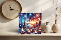 4th of July Tumbler Wrap Bundle 145 - CraftNest - Digital Crafting and Art