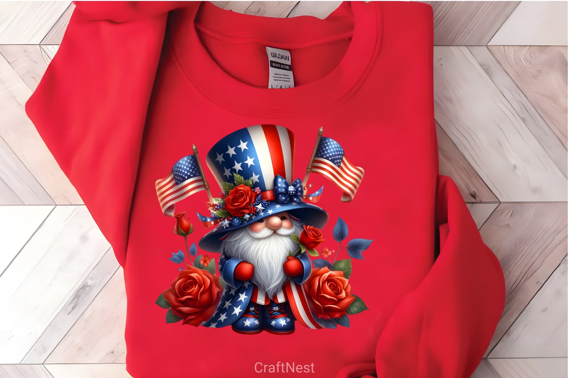 4th of July Gnomes Clipart Bundle 3 - CraftNest - Digital Crafting and Art