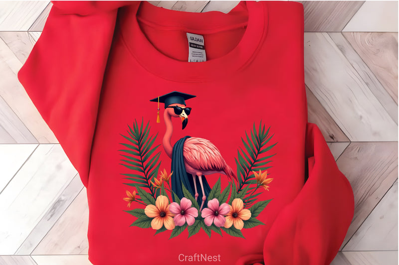 Flamingo Graduation Clipart Bundle - CraftNest - Digital Crafting and Art