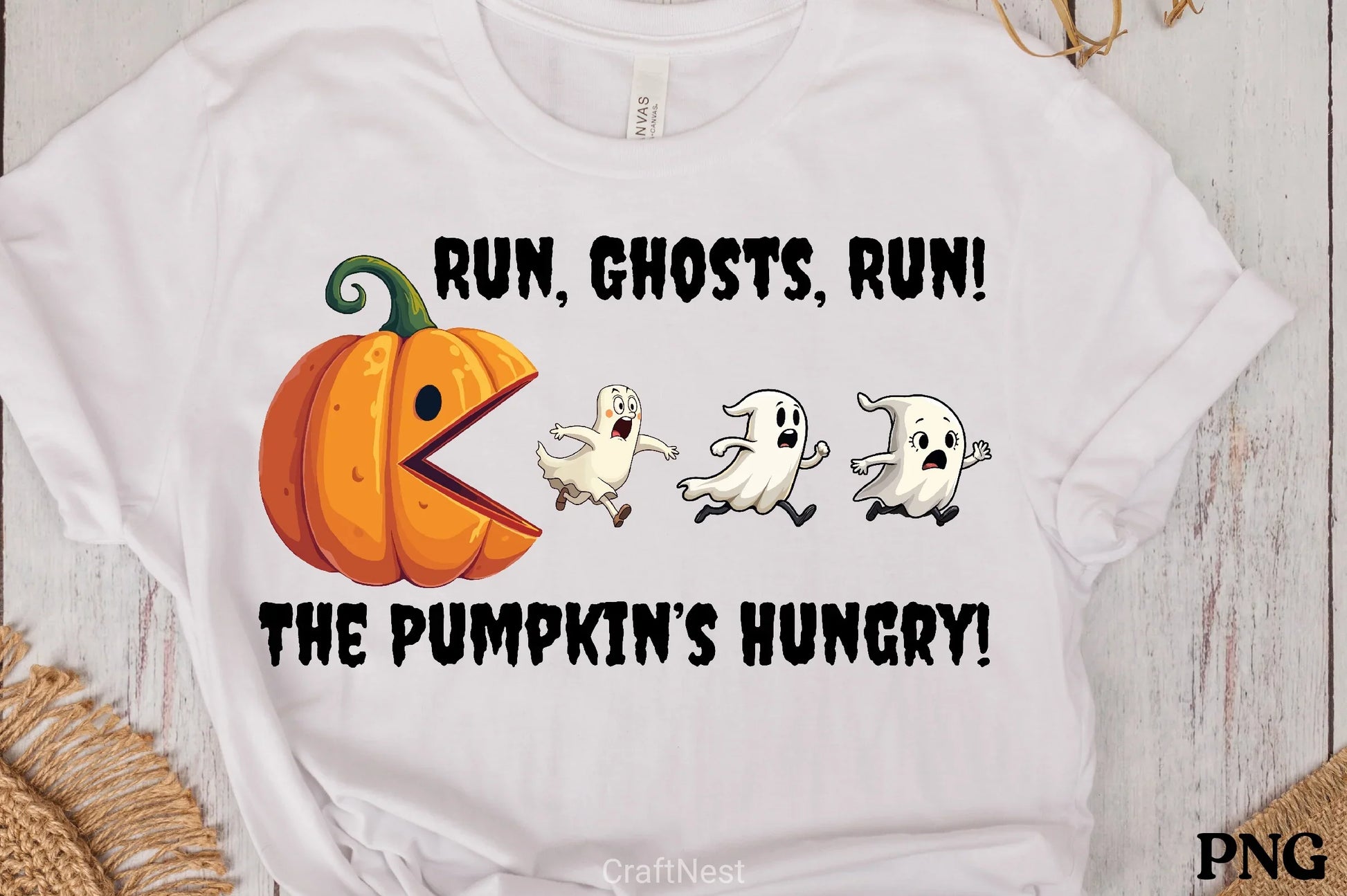 Halloween Ghost Sweatshirt & Pumpkin Tee Clipart Bundle - CraftNest - Digital Crafting and Art