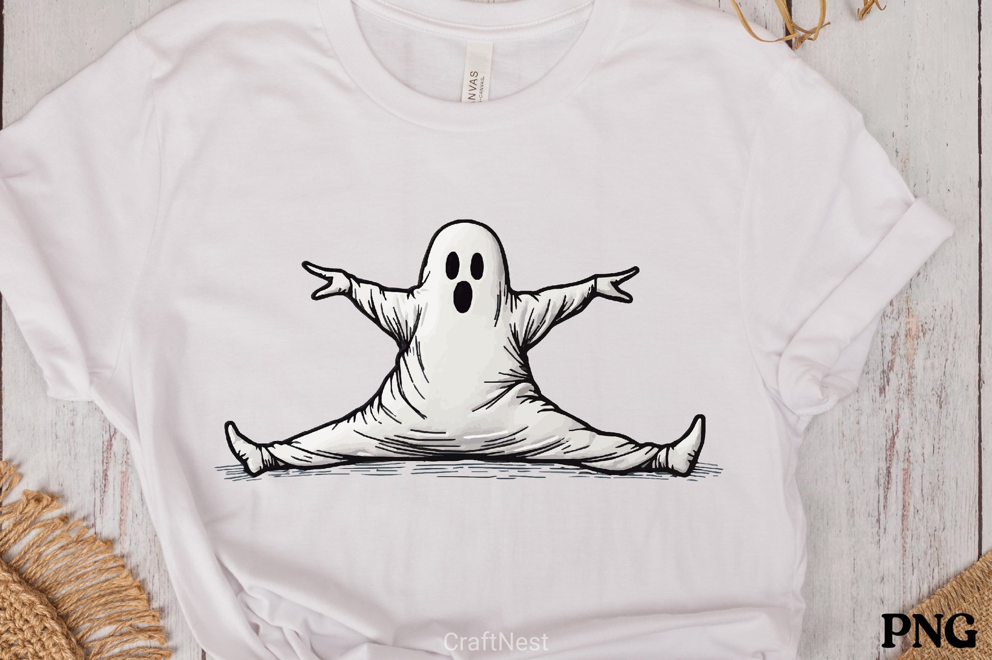 White Ghost Split Clipart Bundle - CraftNest - Digital Crafting and Art