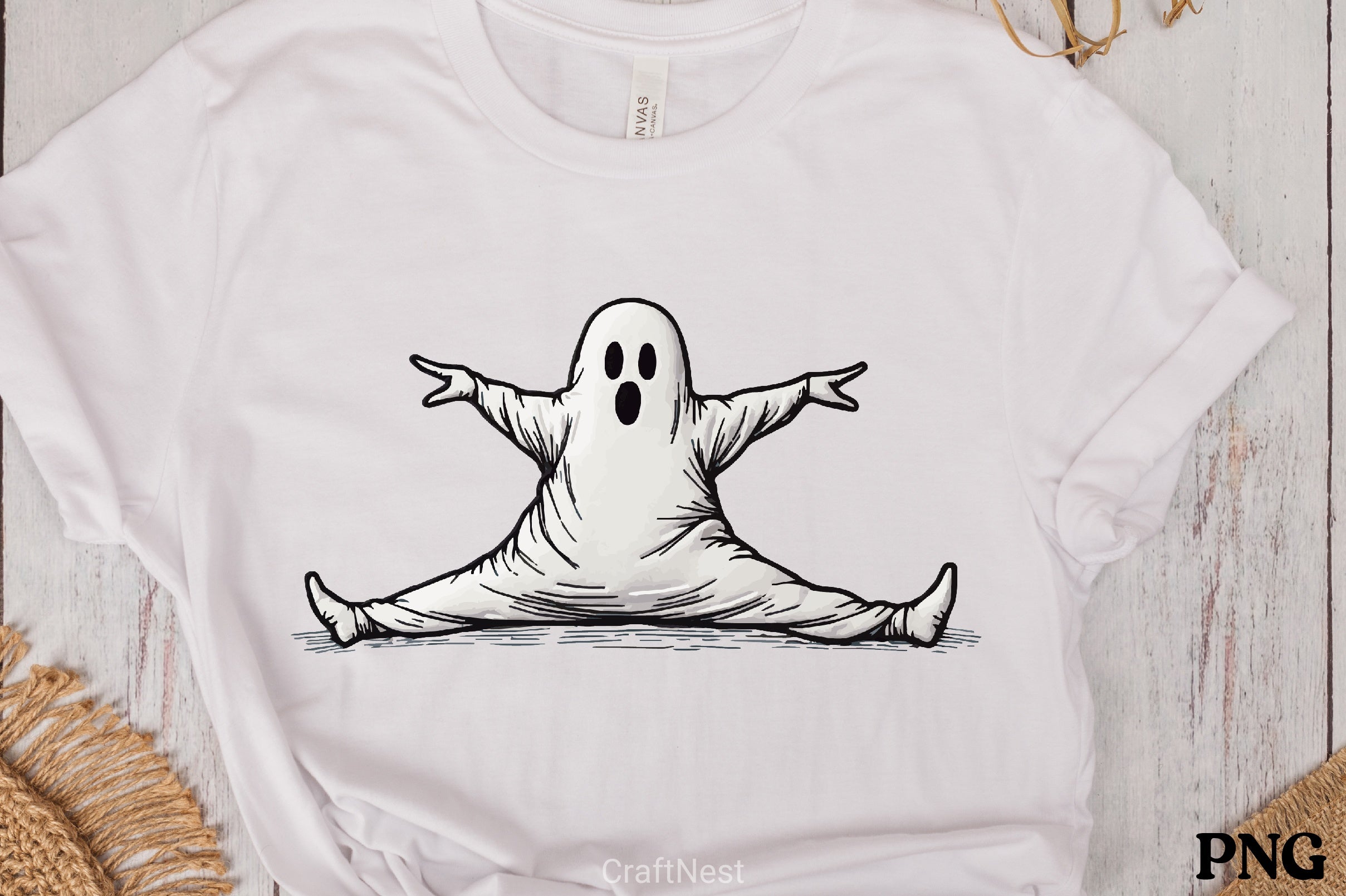 White Ghost Split Clipart Bundle - CraftNest - Digital Crafting and Art