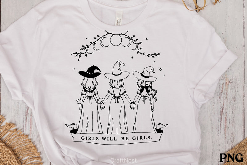 Witches Under Moon Phases Clipart Bundle - CraftNest - Digital Crafting and Art