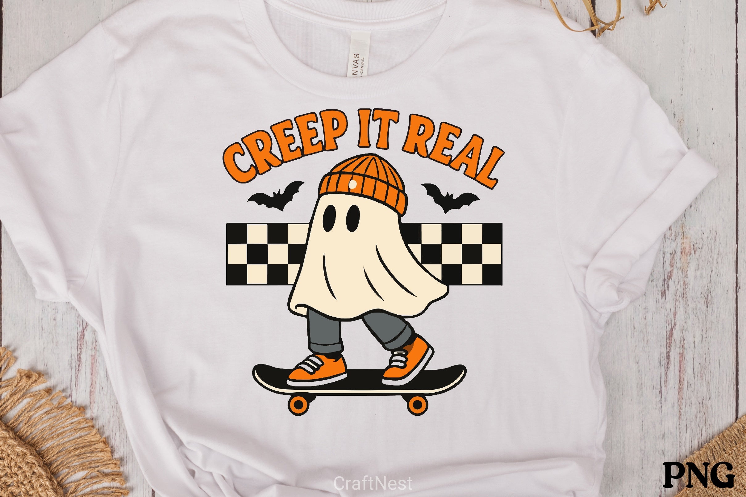 Ghost Skateboard Halloween Clipart Bundle - CraftNest - Digital Crafting and Art