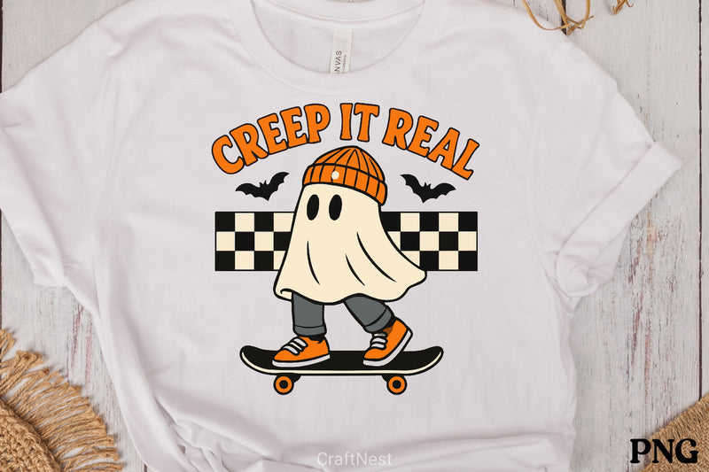 Ghost Skateboard Halloween Clipart Bundle - CraftNest - Digital Crafting and Art