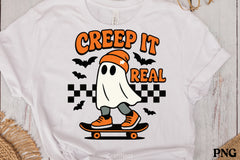 Ghost Skateboard Clipart Bundle: Creep It Real with Bats - CraftNest - Digital Crafting and Art