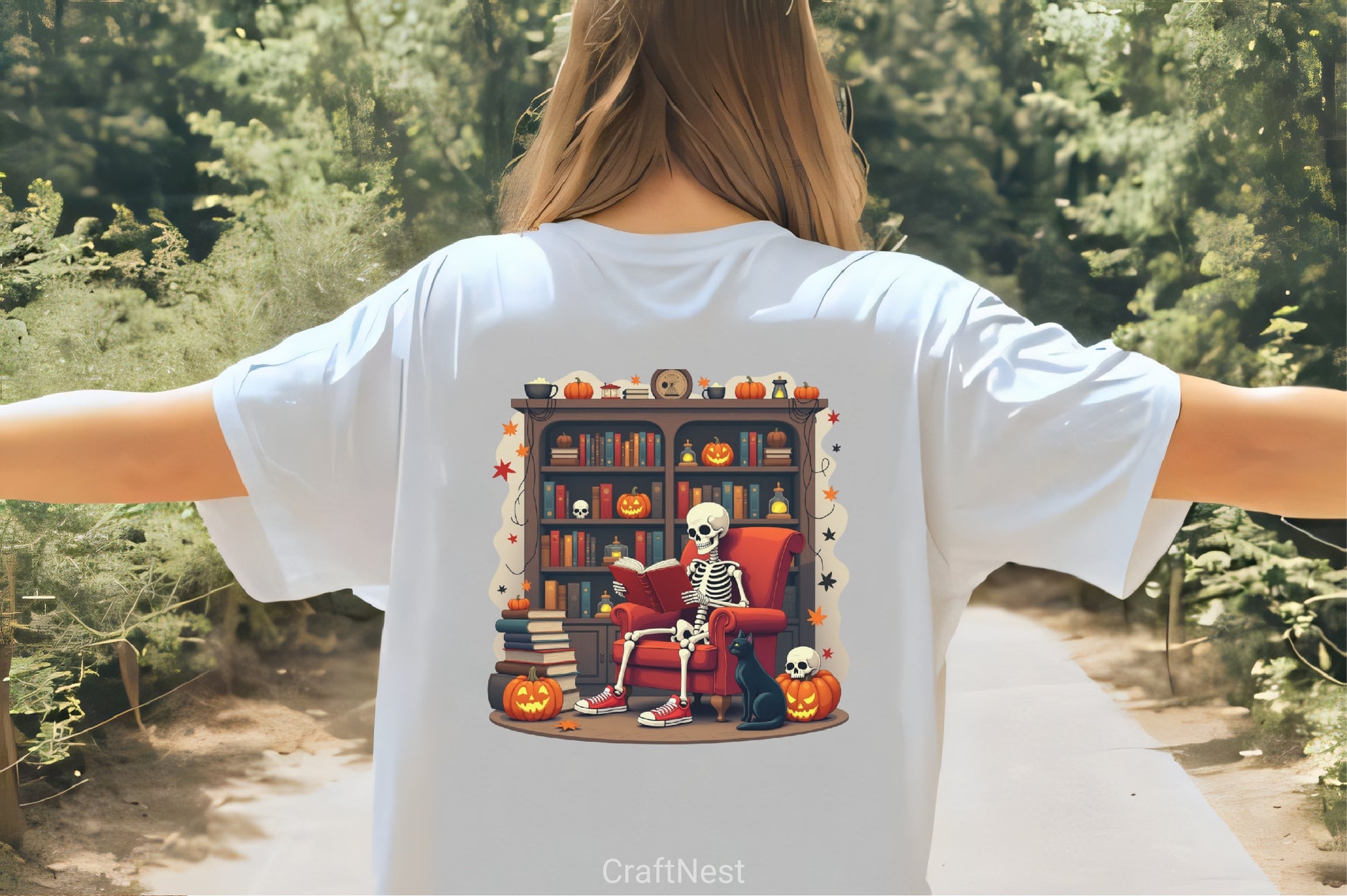 Skeleton Reading Clipart Bundle - CraftNest - Digital Crafting and Art