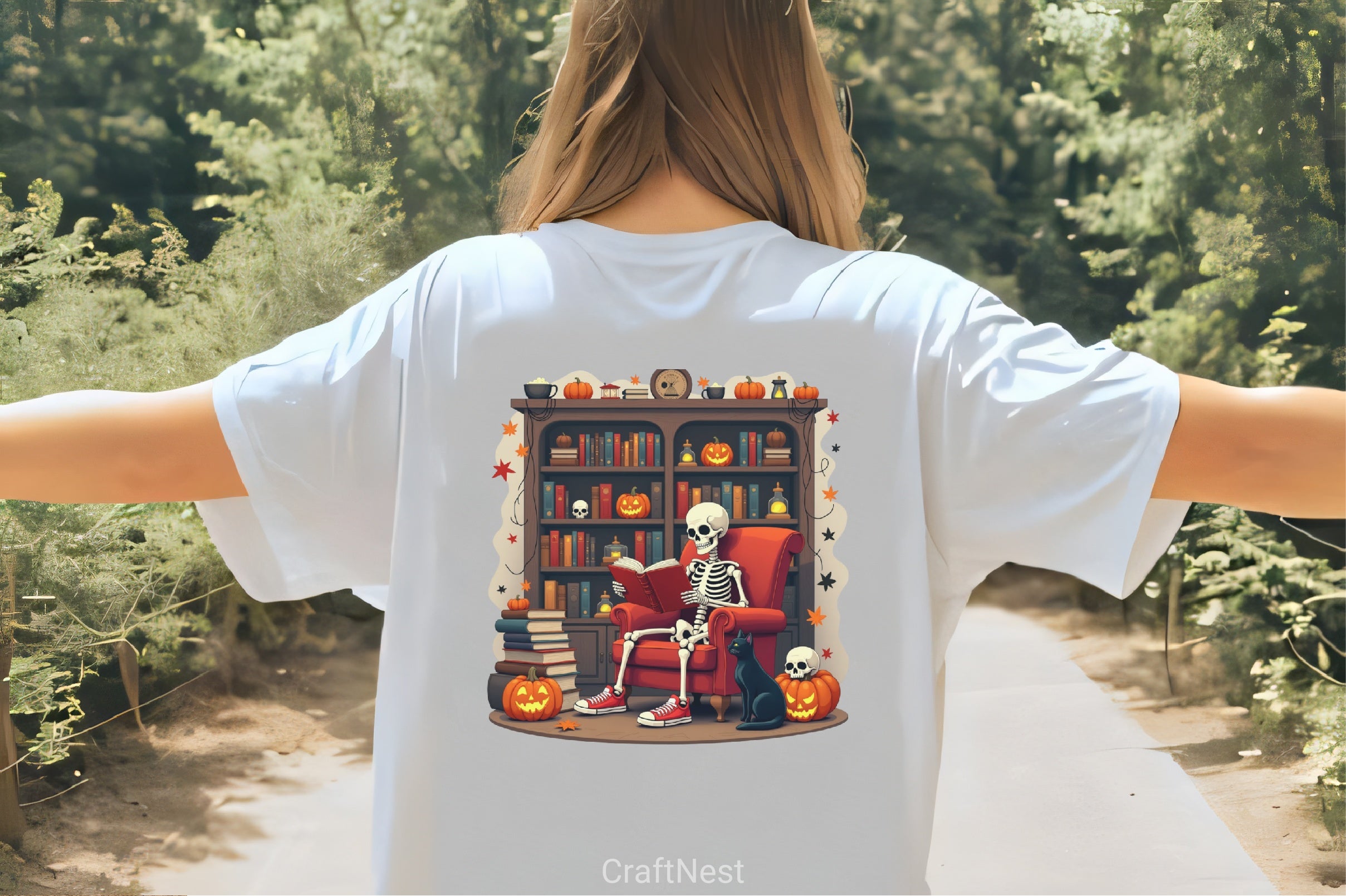 Skeleton Reading Clipart Bundle - CraftNest - Digital Crafting and Art