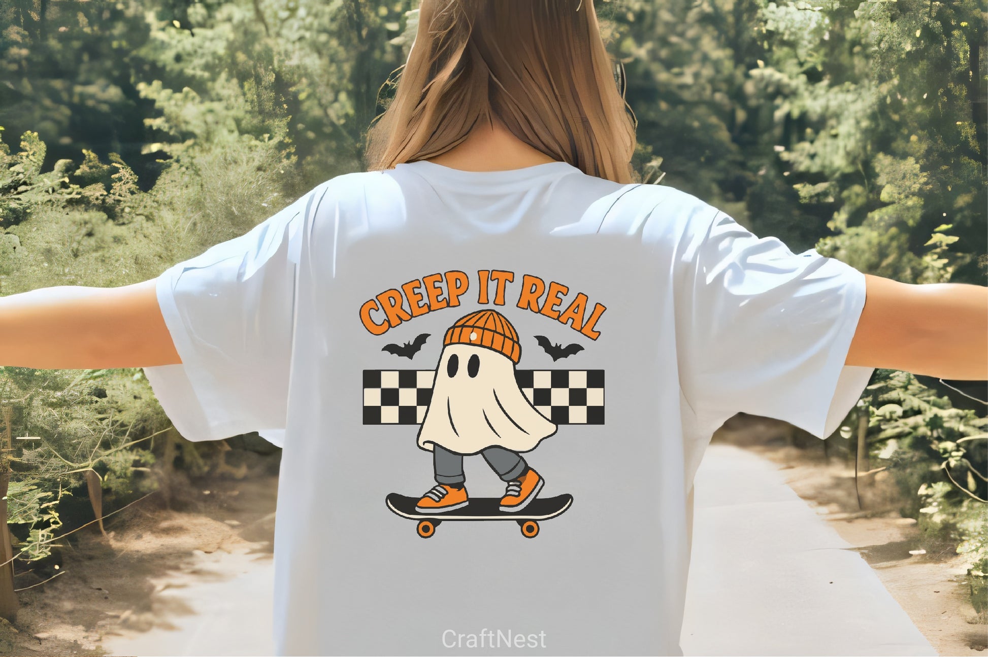 Ghost Skateboard Halloween Clipart Bundle - CraftNest - Digital Crafting and Art