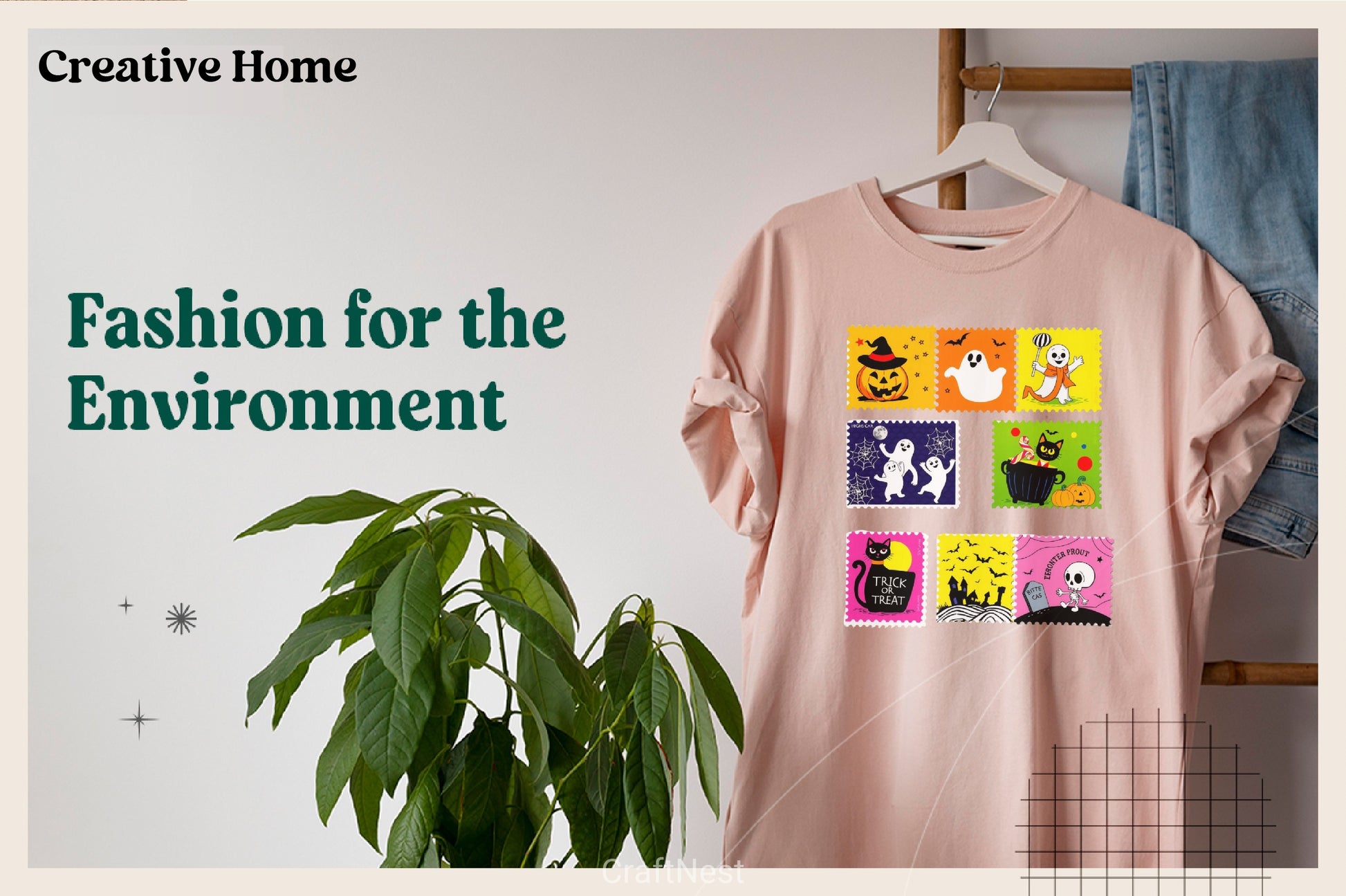 Halloween Stamps: Ghosts, Pumpkins & Black Cat Clipart Bundle - CraftNest - Digital Crafting and Art