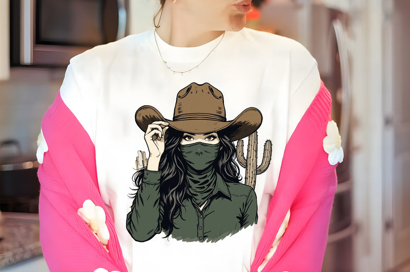 Cowgirl Woman Clipart Bundle - CraftNest - Digital Crafting and Art