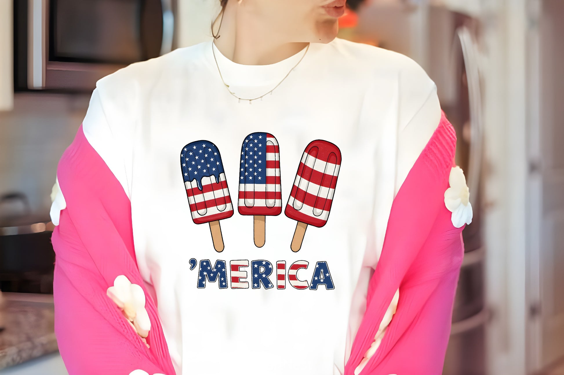 Fourth of July Ice Cream Shirt Clipart Bundle 2 - CraftNest - Digital Crafting and Art