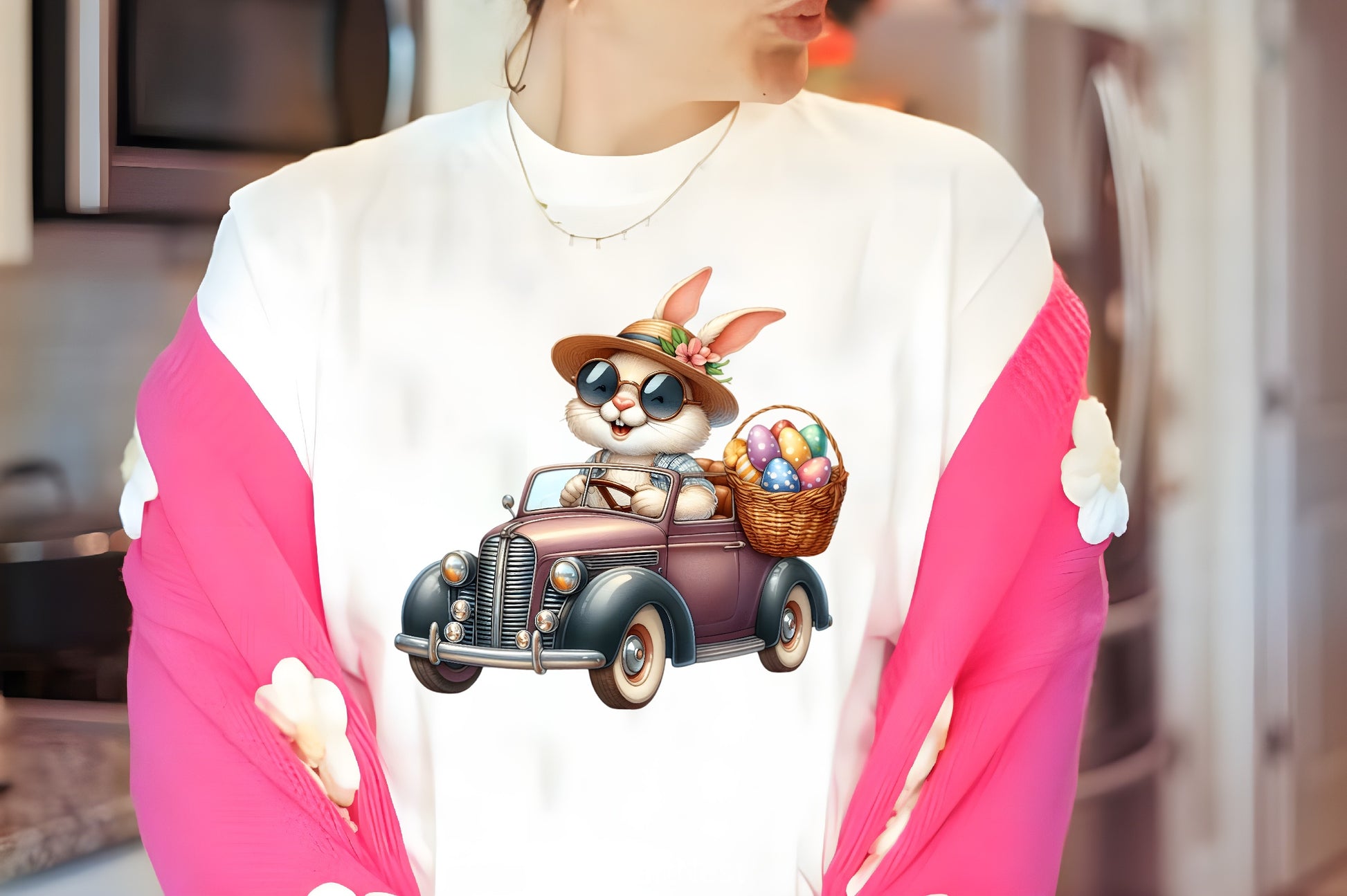 Easter Bunny Car Clipart Bundle - CraftNest - Digital Crafting and Art