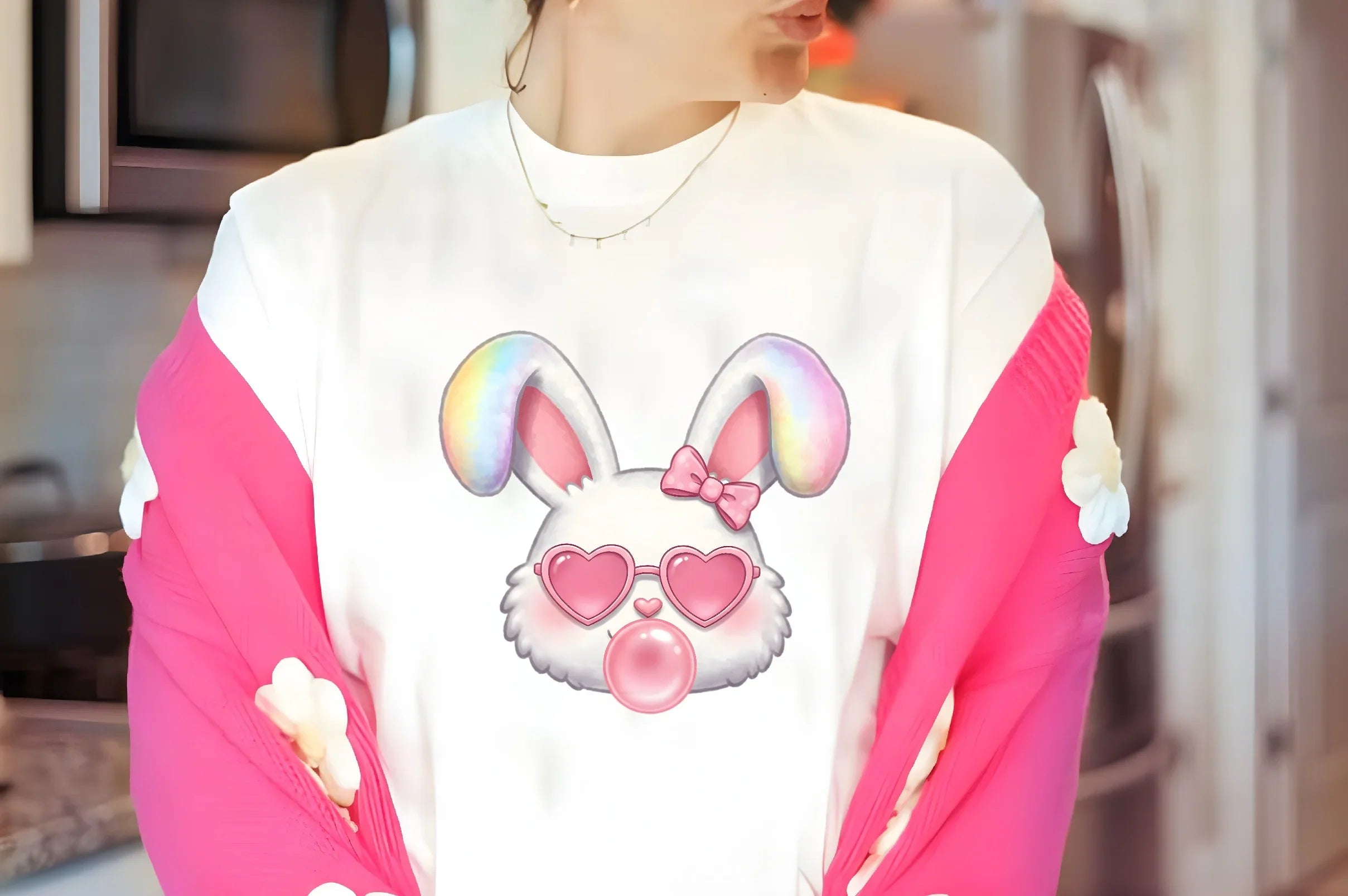 Pink Easter Bunny Clipart Bundle 51 - CraftNest - Digital Crafting and Art