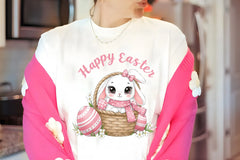 Happy Easter Rabbit Clipart Bundle 4 - CraftNest - Digital Crafting and Art