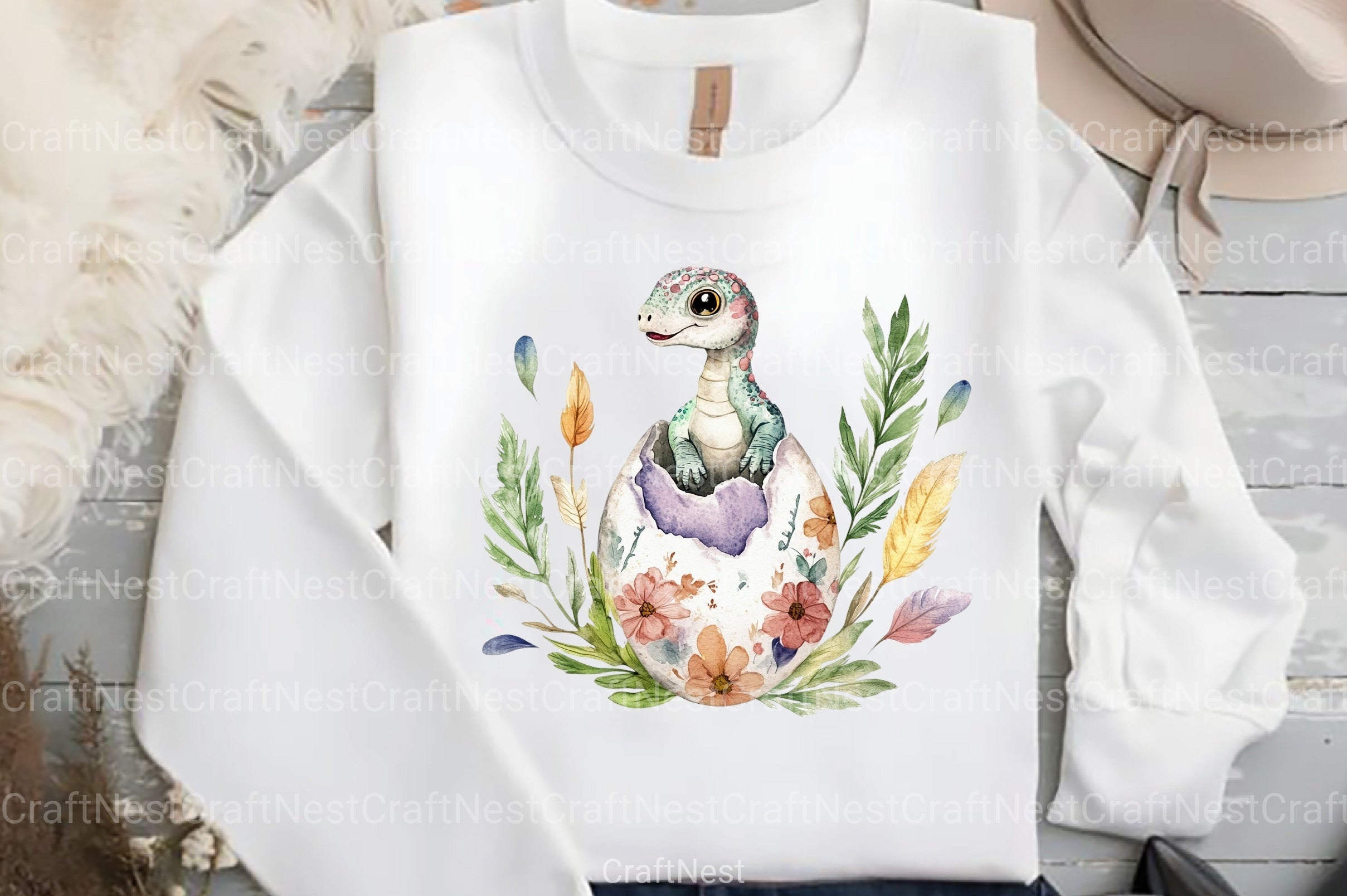 Dinosaurs Boho Clipart Bundle - CraftNest - Digital Crafting and Art