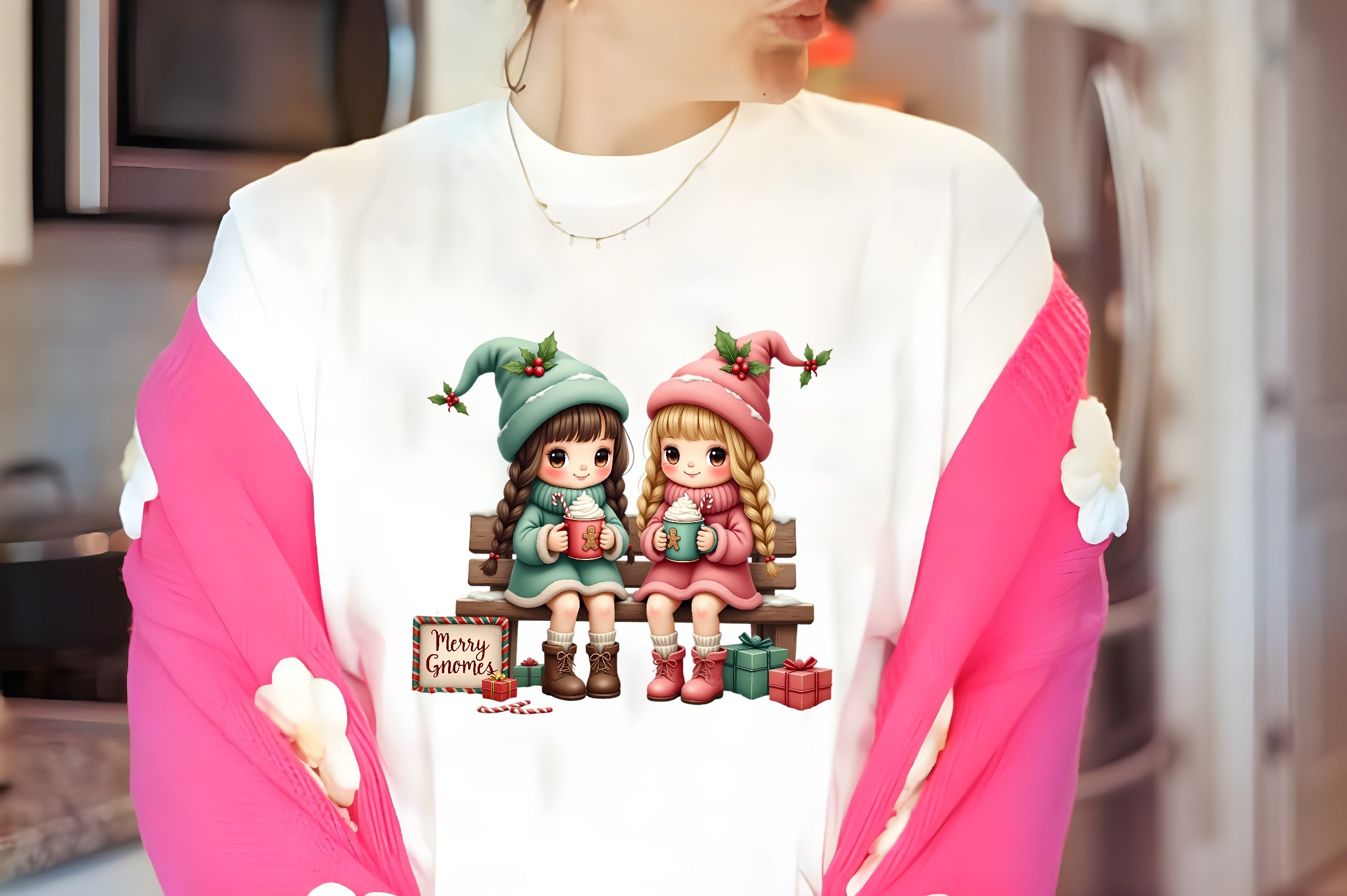 Festive Chibi Gnomes Winter Clipart Bundle - CraftNest - Digital Crafting and Art