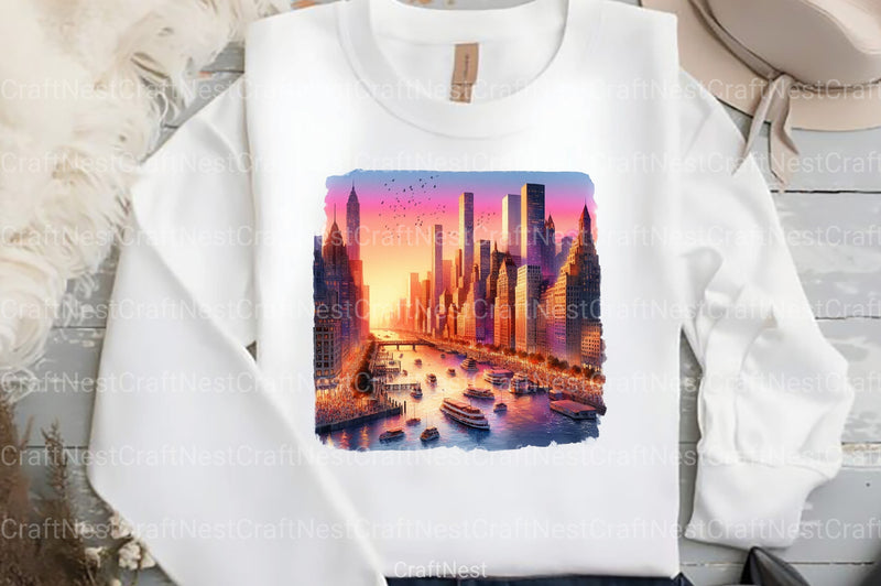 Summer City Clipart Bundle 154 - CraftNest - Digital Crafting and Art