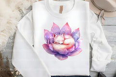 Cute Dreaming Arctic Fox Boho Clipart Bundle - CraftNest - Digital Crafting and Art