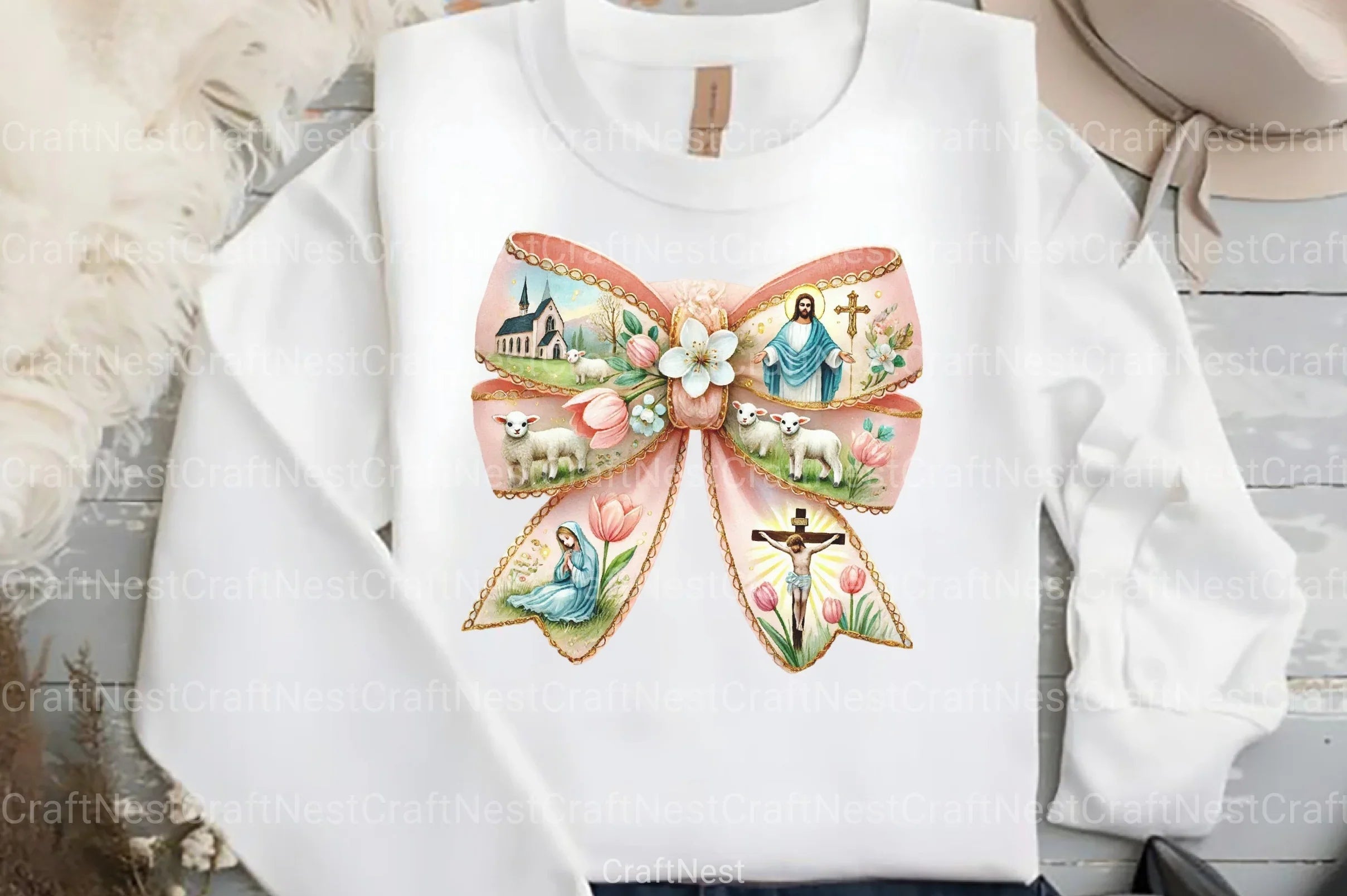 Easter Coquette Bow Clipart Bundle 2 - CraftNest - Digital Crafting and Art