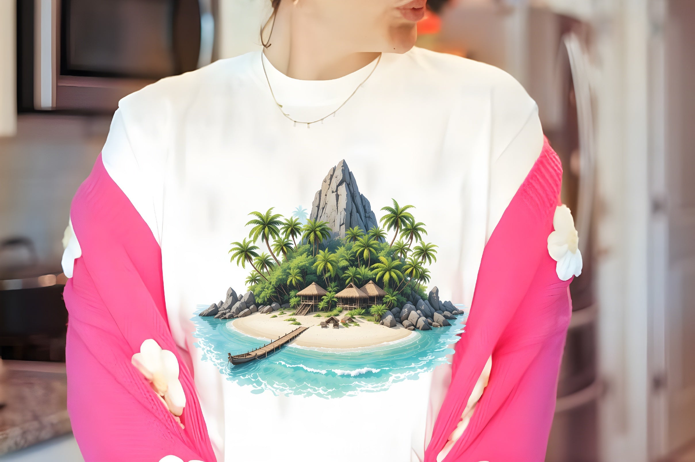 Tropical Summer Aesthetic Clipart Bundle - CraftNest - Digital Crafting and Art