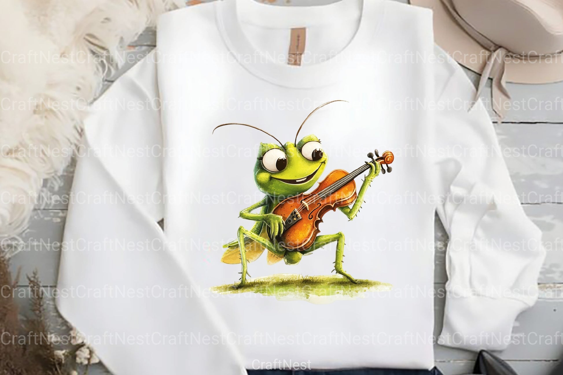 Cute Funny Cartoon Insects Clipart Bundle 2 - CraftNest - Digital Crafting and Art