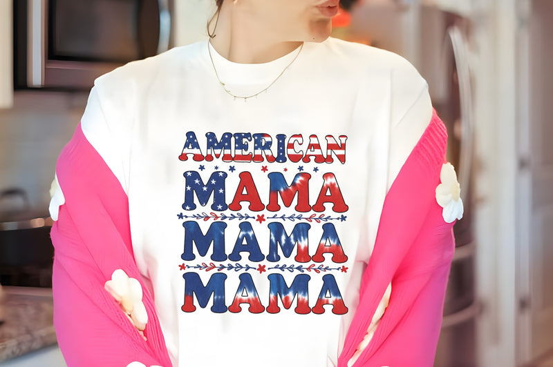 4th of July American Mama Clipart Bundle - CraftNest - Digital Crafting and Art