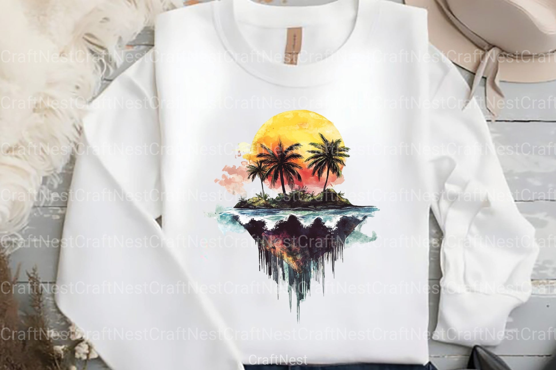 Sea Ocean Boho Clipart Bundle - CraftNest - Digital Crafting and Art