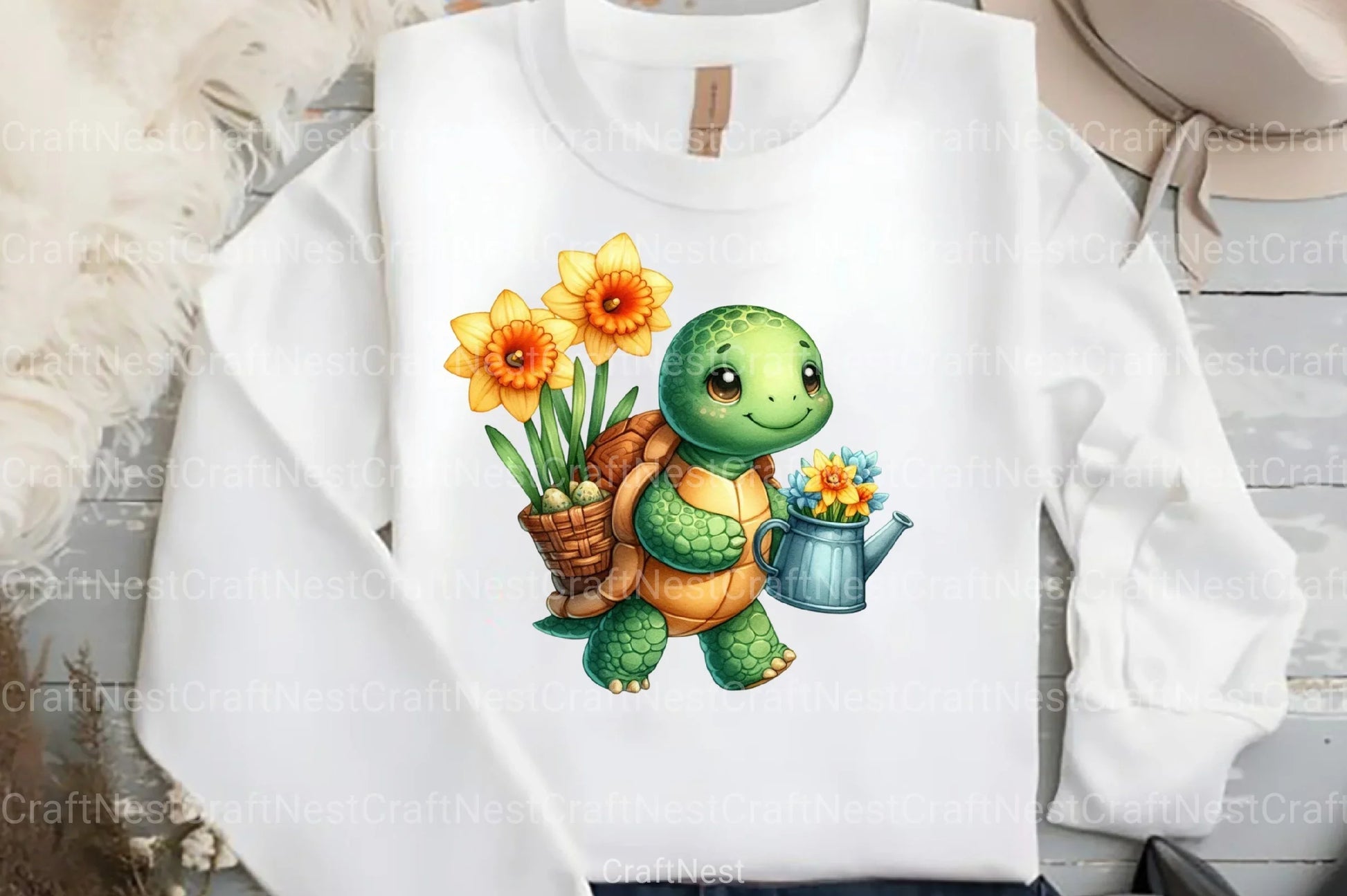 Spring Turtles Clipart Bundle - CraftNest - Digital Crafting and Art