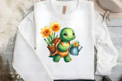 Spring Turtles Clipart Bundle - CraftNest - Digital Crafting and Art