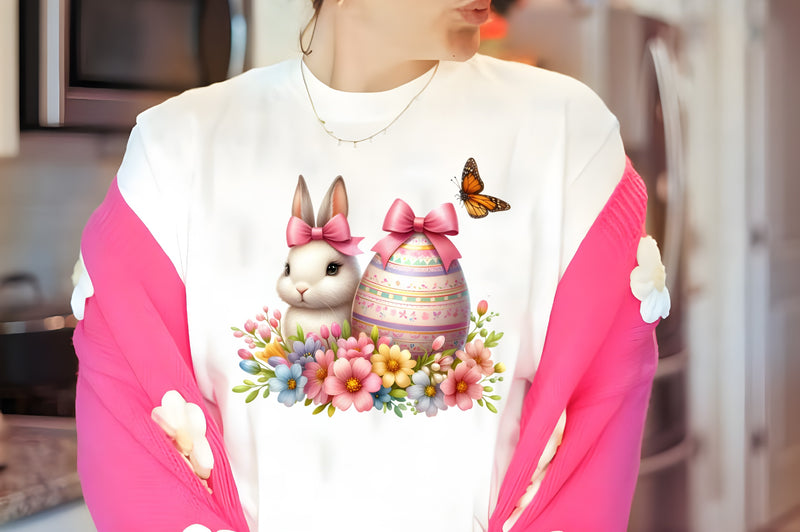 Cute Easter Bunny Clipart Bundle - CraftNest - Digital Crafting and Art