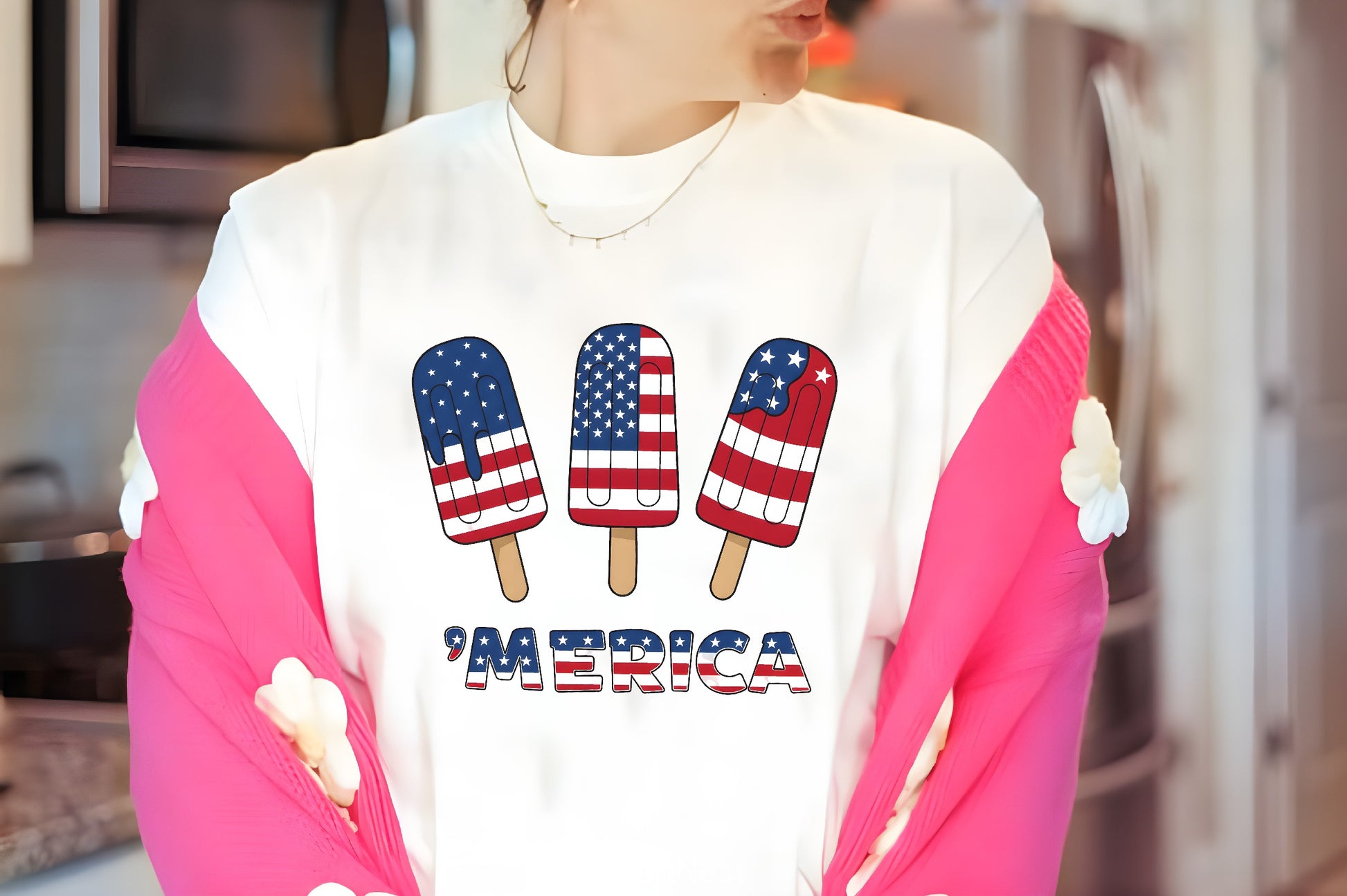 Fourth of July Ice Cream Shirt Clipart Bundle 1 - CraftNest - Digital Crafting and Art