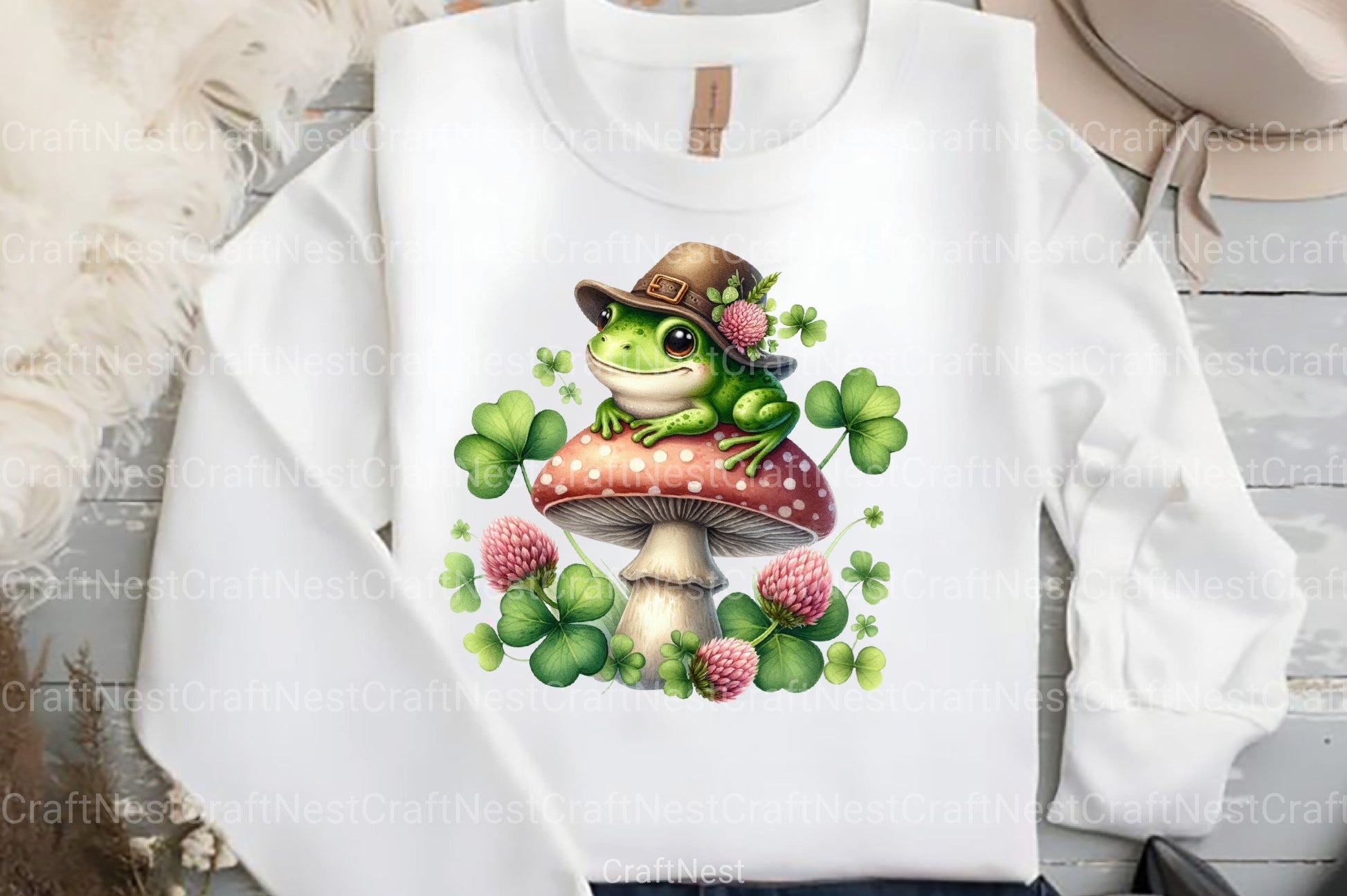 St. Patrick's Day Frog Clipart Bundle 2 - CraftNest - Digital Crafting and Art