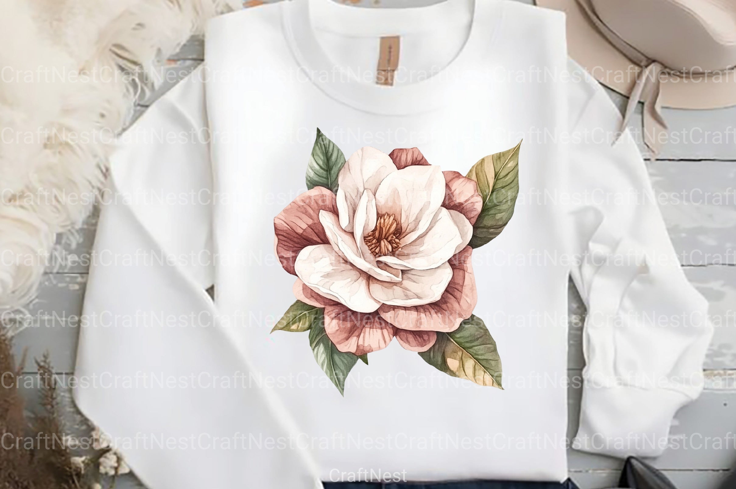 Boho Flower Clipart Bundle - CraftNest - Digital Crafting and Art