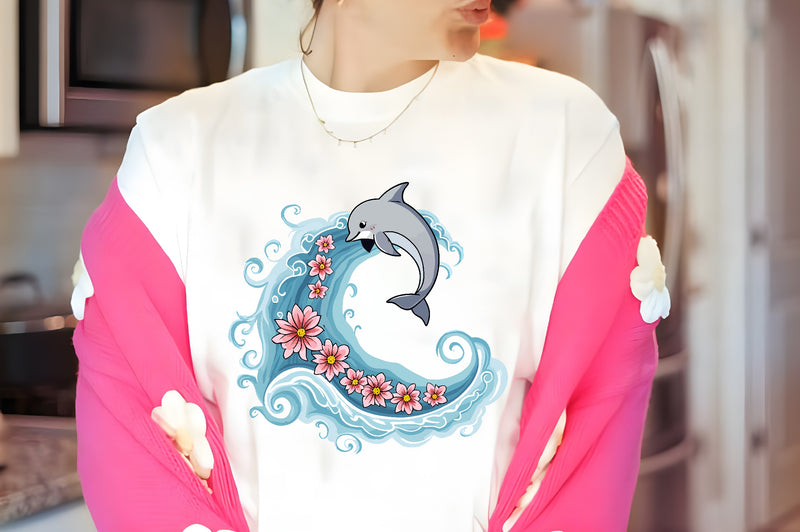 Playful Dolphin Clipart Bundle - CraftNest - Digital Crafting and Art