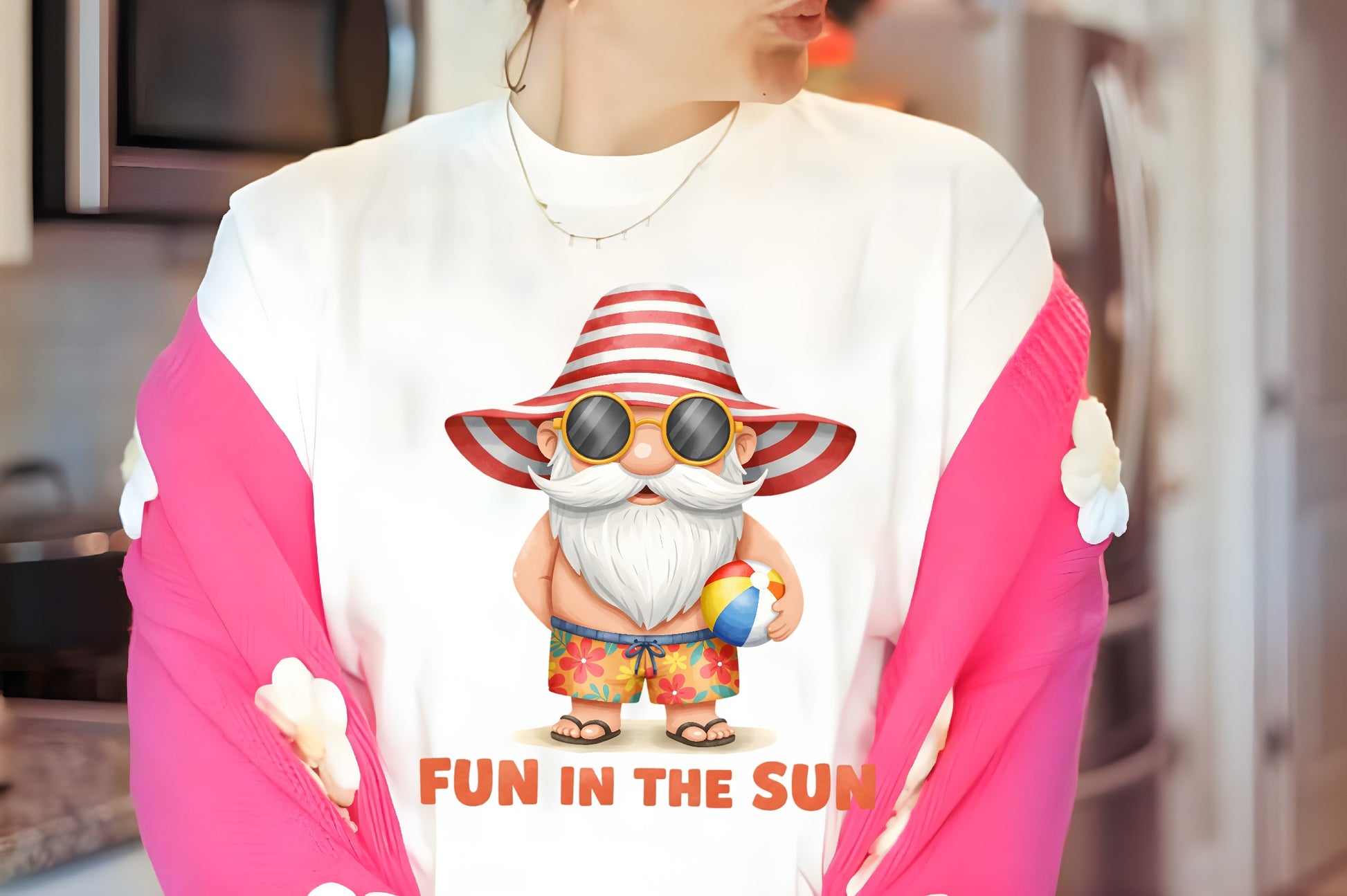 Fun In The Sun: Summer Gnome Clipart Bundle - CraftNest - Digital Crafting and Art