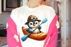 Penguin Rafting Clipart Bundle - CraftNest - Digital Crafting and Art