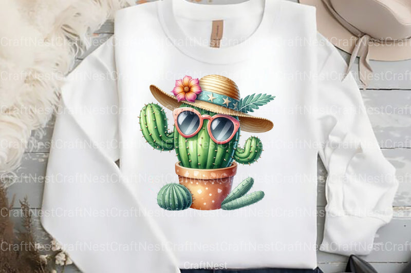 Cactus and Succulents Clipart Bundle 99 - CraftNest - Digital Crafting and Art