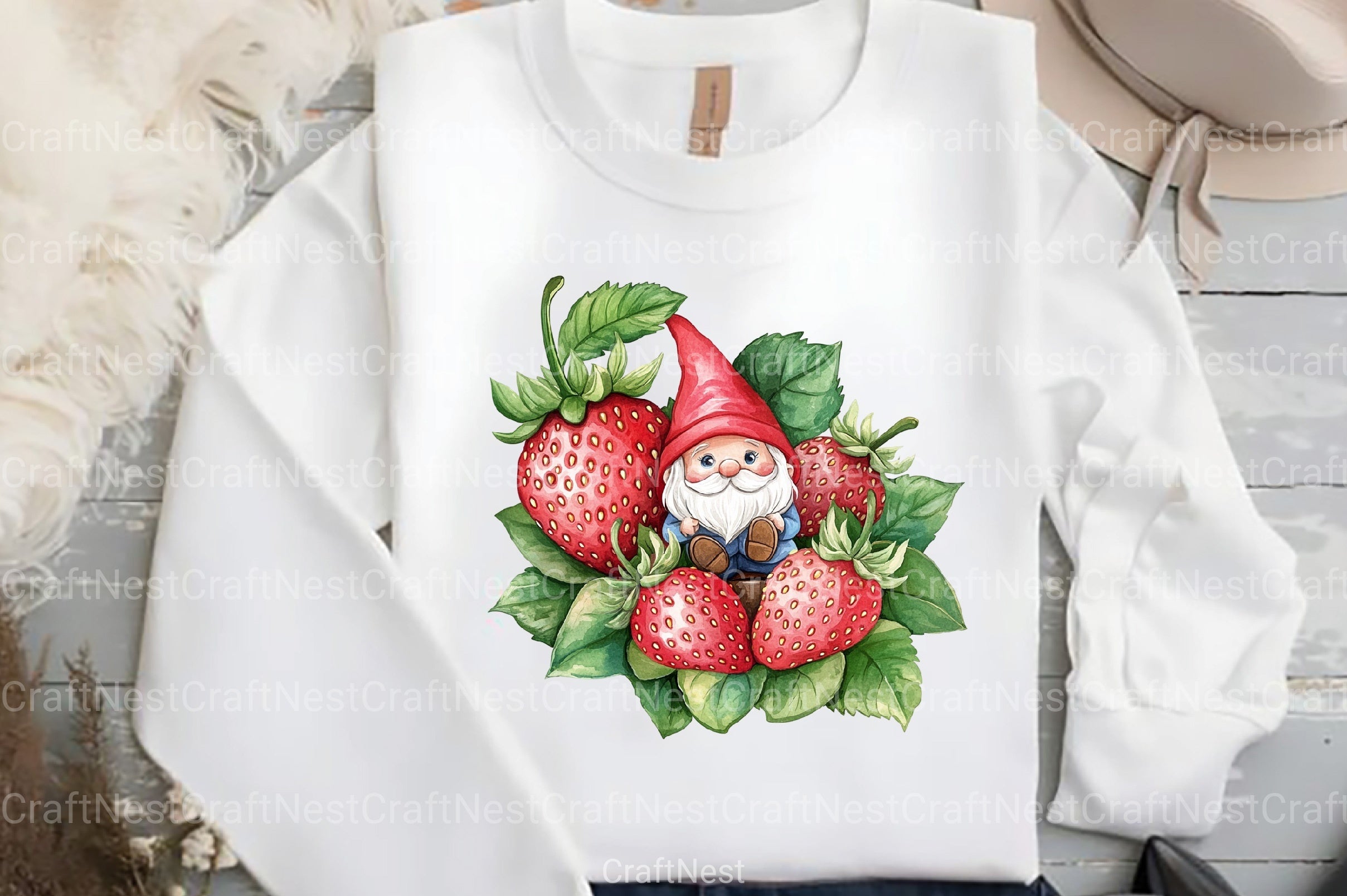 Summer Gnome Clipart Bundle 8 - CraftNest - Digital Crafting and Art