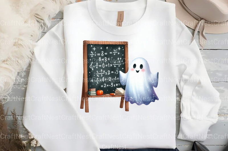 Ghost School Clipart Bundle - CraftNest - Digital Crafting and Art