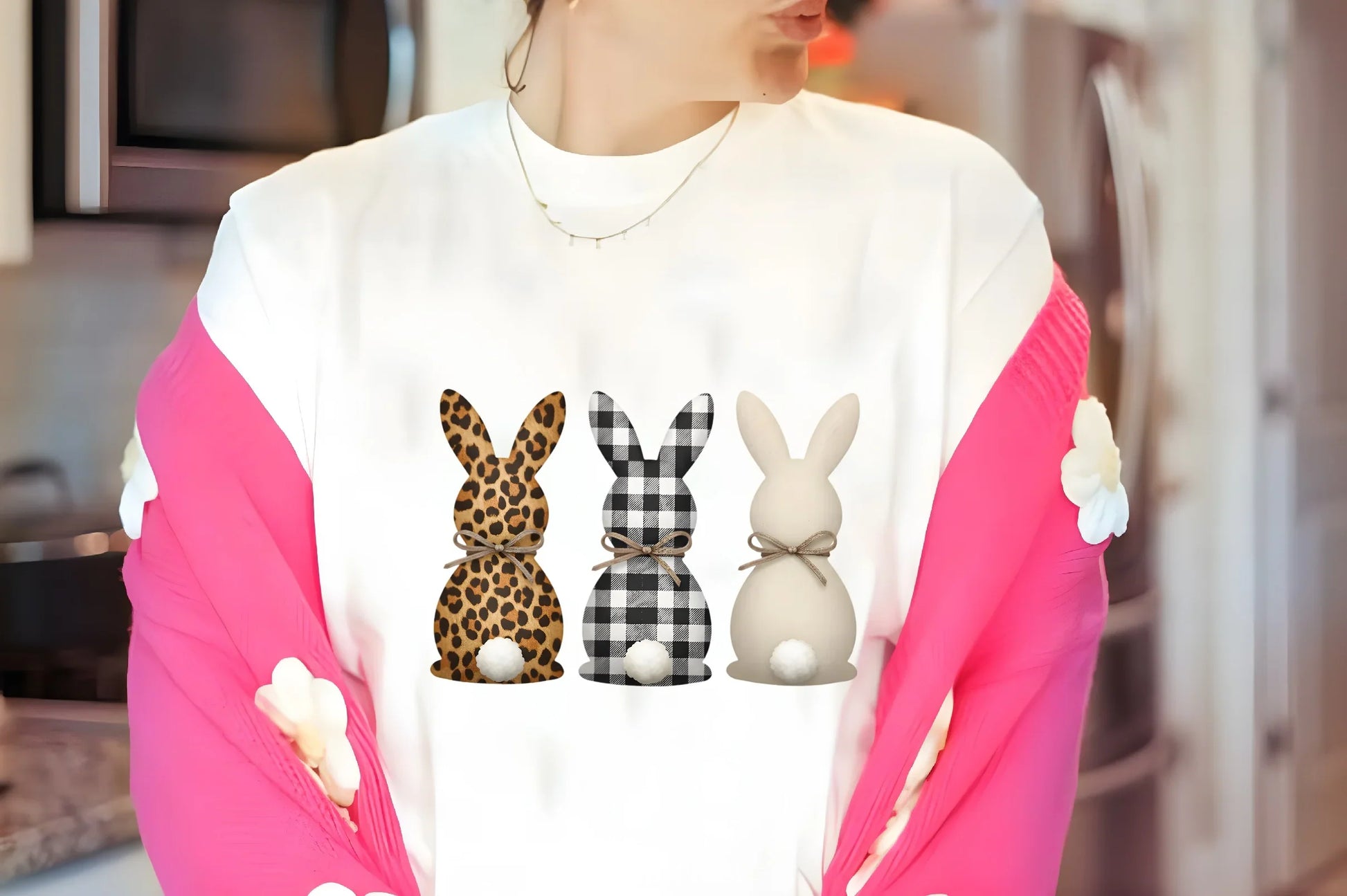 Girly Easter Bunny Clipart Bundle - CraftNest - Digital Crafting and Art