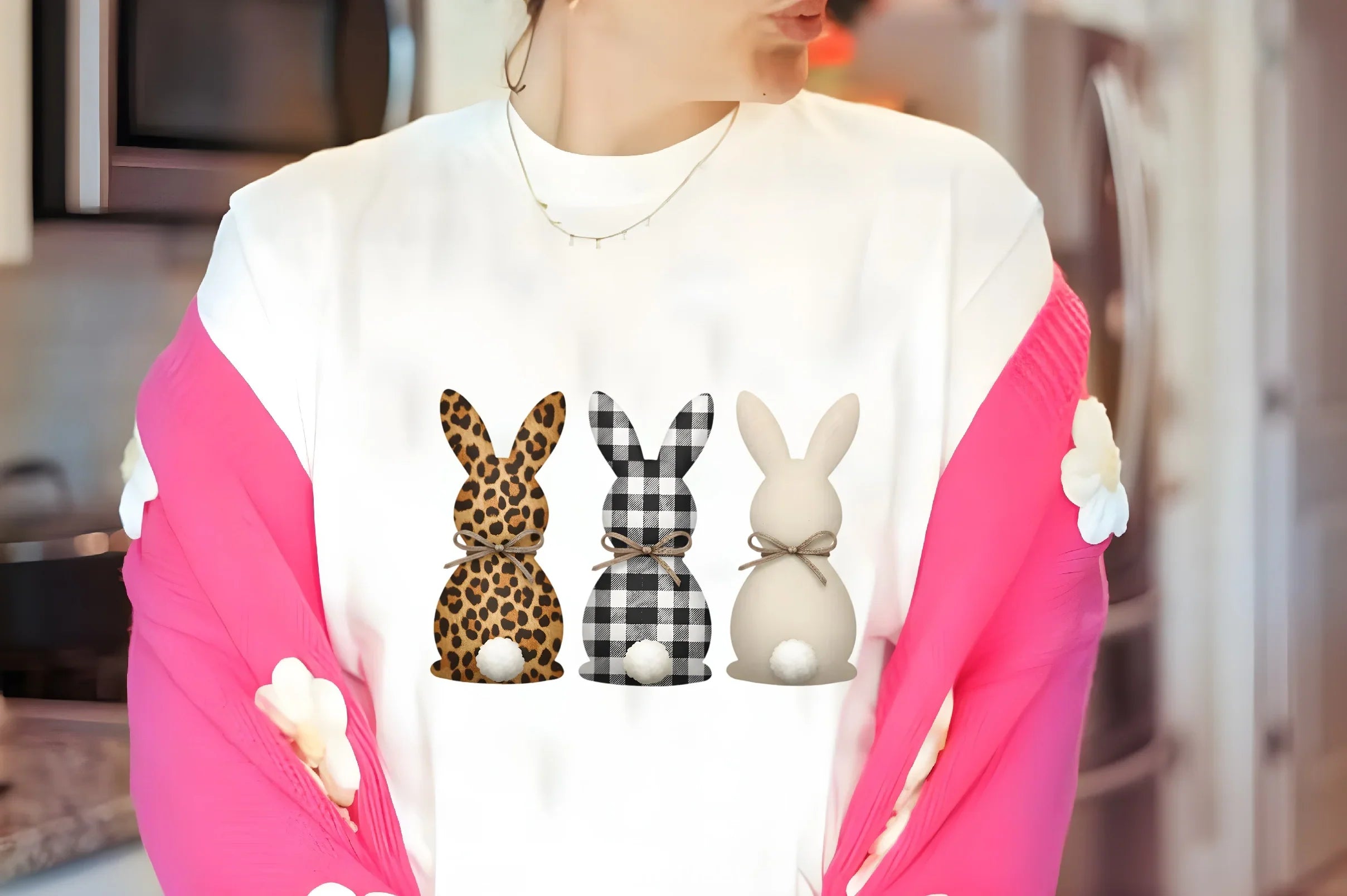 Girly Easter Bunny Clipart Bundle - CraftNest - Digital Crafting and Art