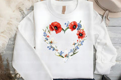 Floral 4th of July Clipart Bundle - CraftNest - Digital Crafting and Art