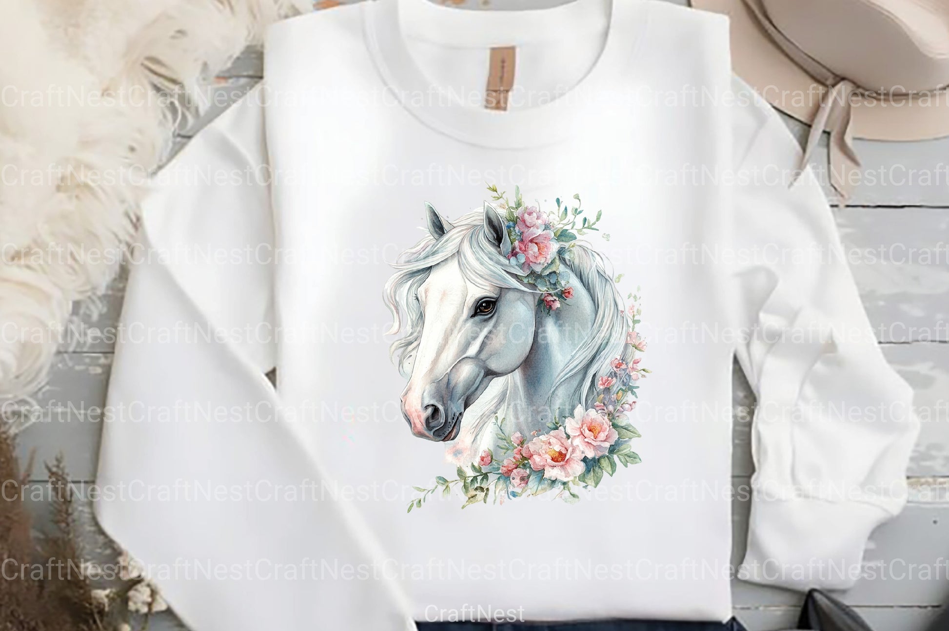 Watercolor Boho Clipart Bundle - CraftNest - Digital Crafting and Art