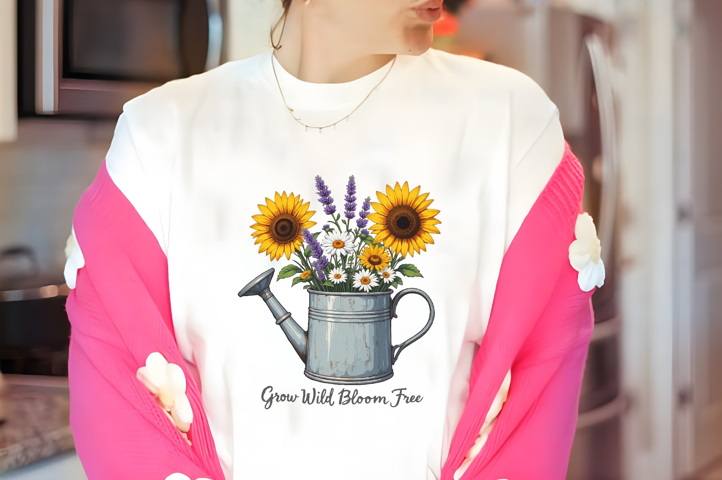 Rustic Watering Can Wildflowers Clipart Bundle - CraftNest - Digital Crafting and Art