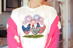 4th of July Chicken Clipart Bundle - CraftNest - Digital Crafting and Art